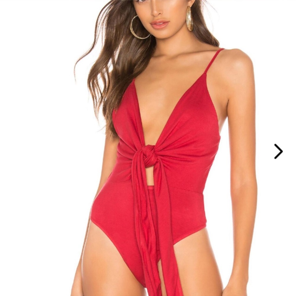 Superdown Red Bodysuit Revolve